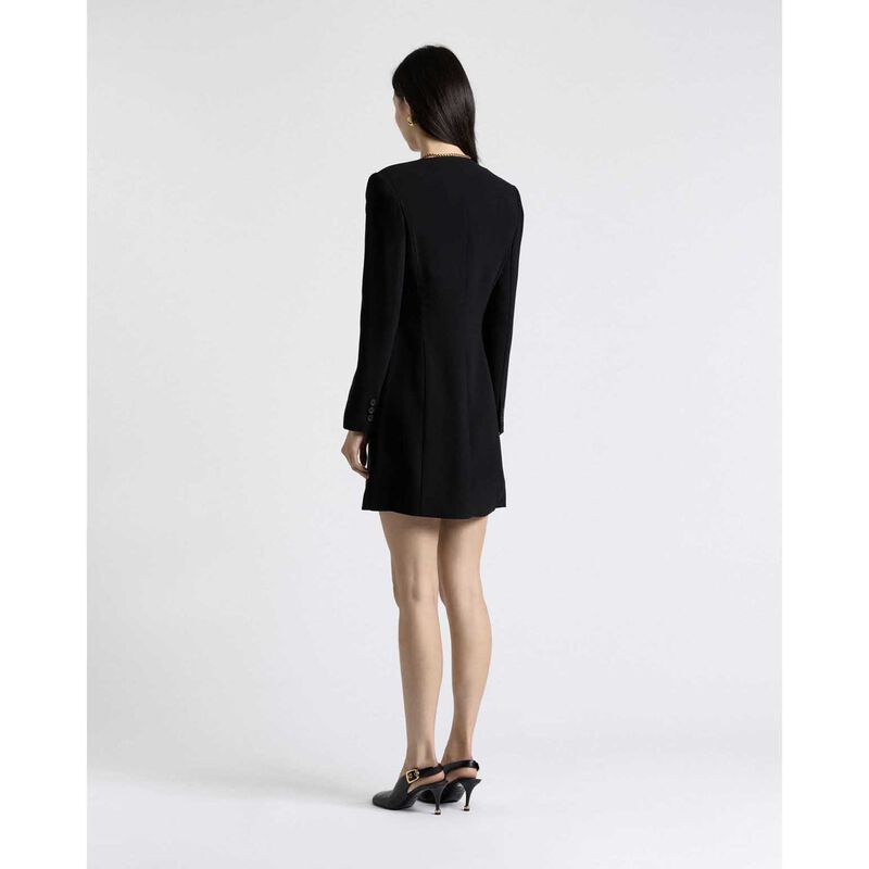 Cue Crepe Button Through Mini Dress image number 1